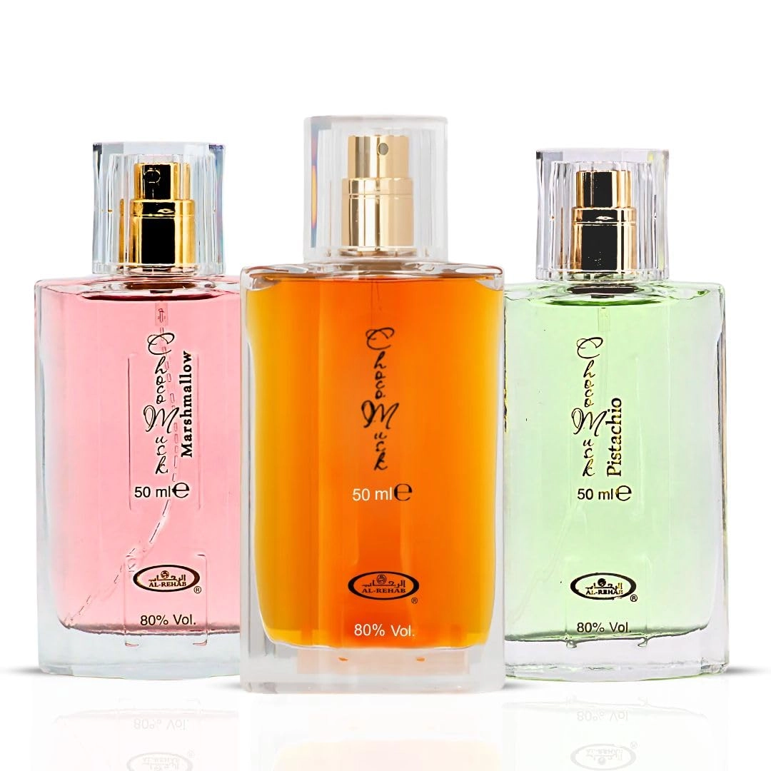 Al Rehab Choco Musk - Eau de Parfum 50ml + Choco Musk Marshmallow - Eau de Parfum 50ml + Choco Musk Pistachio - Eau de Parfum 50ml