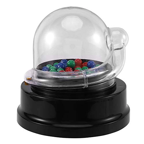 Electric Lucky Number Picking Machine - Black Transparent 10.7*10.5cm