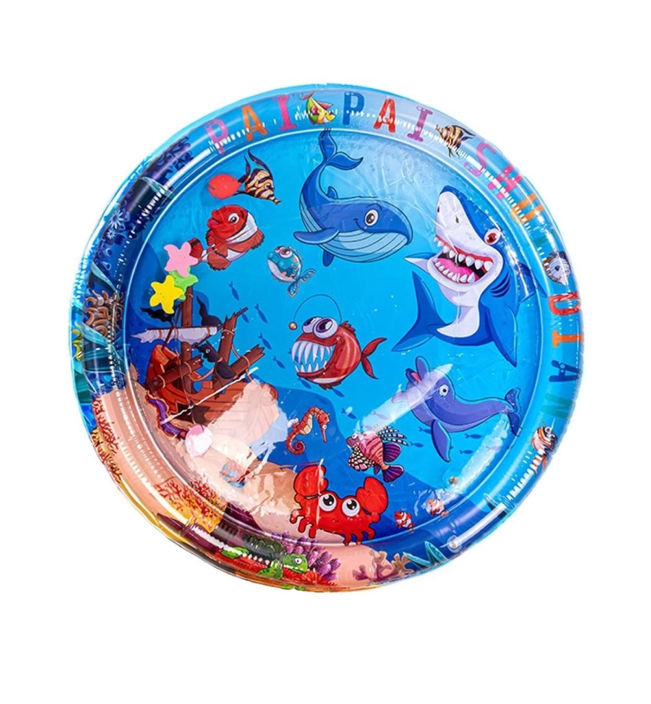Tummy Time Inflatable Water Playmat - ocean-themed 0 month