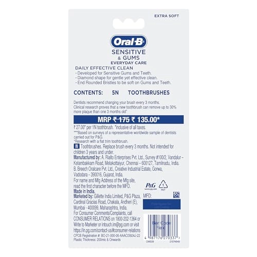 Sensitive & Gums Everyday Clean - Soft 5-Piece Pack