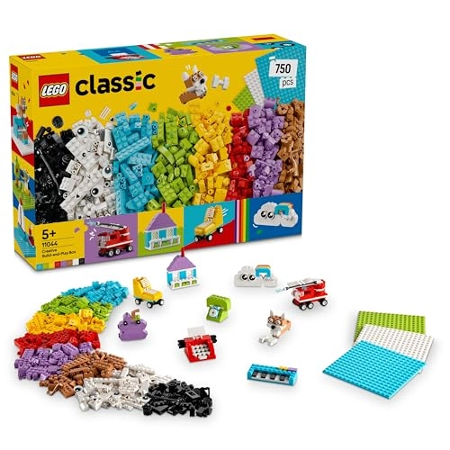Classic Creative Build-and-Play Box (11044) - Multicolor