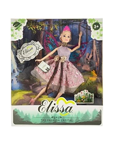 Fashion Capital - 11.5 Inch Articulated Brushable Hair Ages 3+