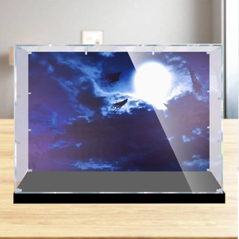 Clear Acrylic Display Case for 71043 - Black Bottom 28.74x18.89x24.80in.