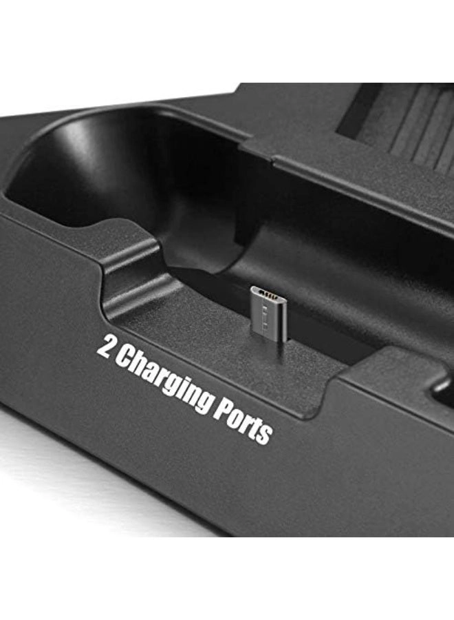 Vertical Stand Cooling Fan - 4 in 1 PS4 2 Controller Charging