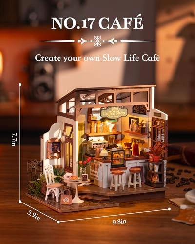DIY Miniature House Kit - Hong Kong Bites Cafe