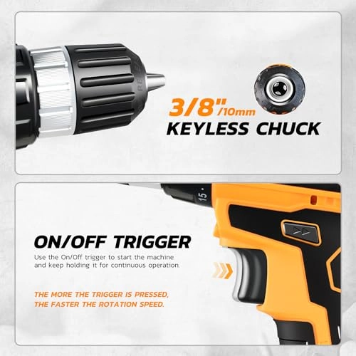 18V Max Variable Speed Cordless Drill/Driver - 1300