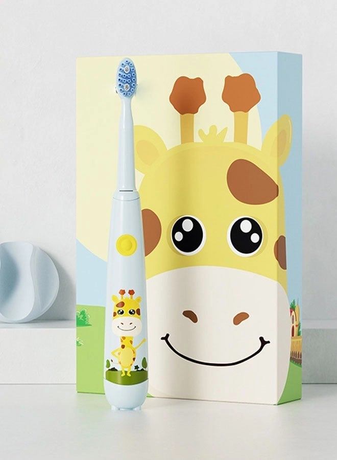 Electric Toothbrush - 2 Brush Heads White Charging Cable