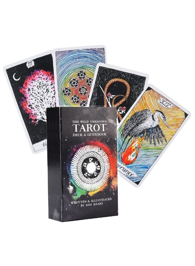 NIBEMINENT Wilderness Unexplored Tarot Deck - 78 full-color tarot cards