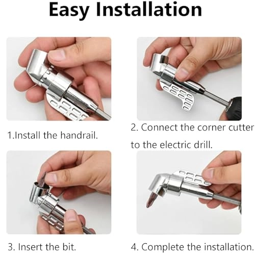 Angle Driver - 105 Degree 1/4 Inch Four-Piece Set
