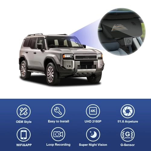 4K Front Only 2160P for Toyota Prado 2024-2025