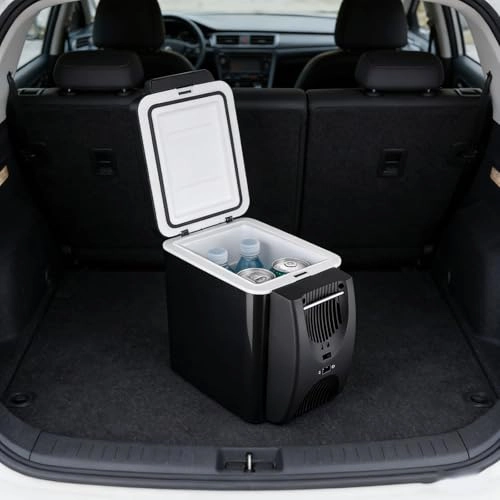 Portable Car Mini Fridge - 12V Cooling Heating