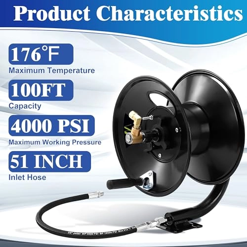 Pressure Washer Hose Reel