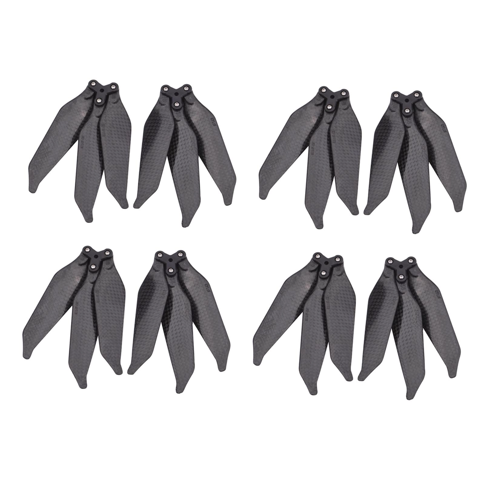 Yurefax Store 8331 Carbon Fiber 3-Blade propeller - 8pcs 4CW+4CCW