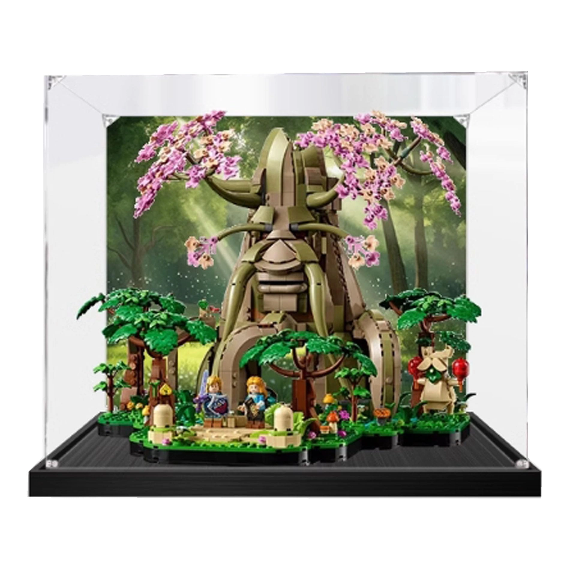 YUANZITIAN Acrylic Display Case for LEGO 77092 Deku Tree Model