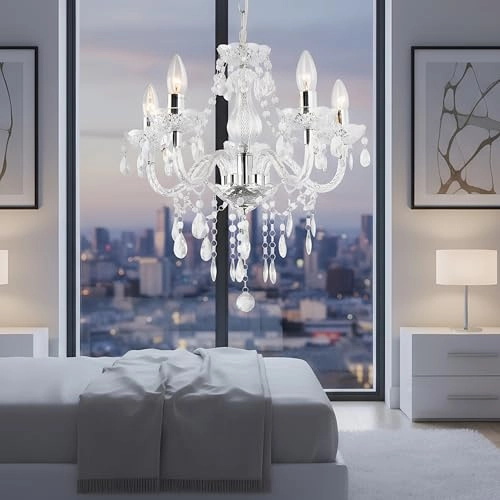 5 Light Chandelier - Dimmable