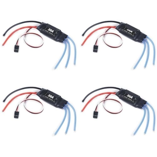 Brushless Electric Speed Controller - 30A XT60 Plug Pack of 4