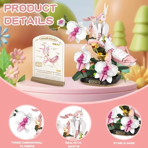 Insect Flower Building Blocks - 478 pcs