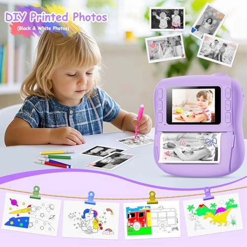 Kids Camera Instant Print - 32GB 14MP 1080P