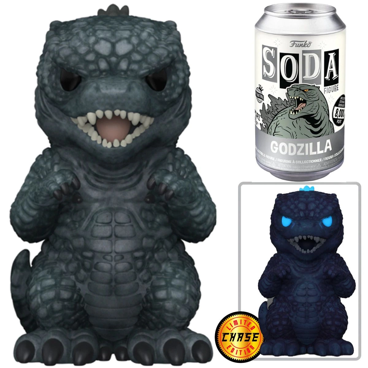 FUNKO Vinyl SODA: Godzilla - Glow in the Dark Chance of Chase