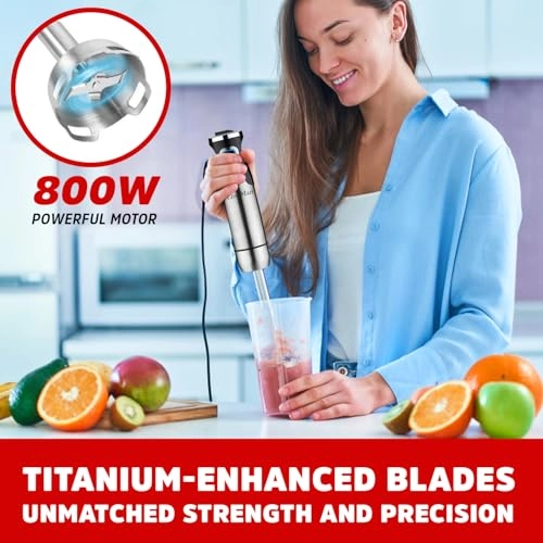 4-in-1 Hand Blender Set - 0.6L 800W