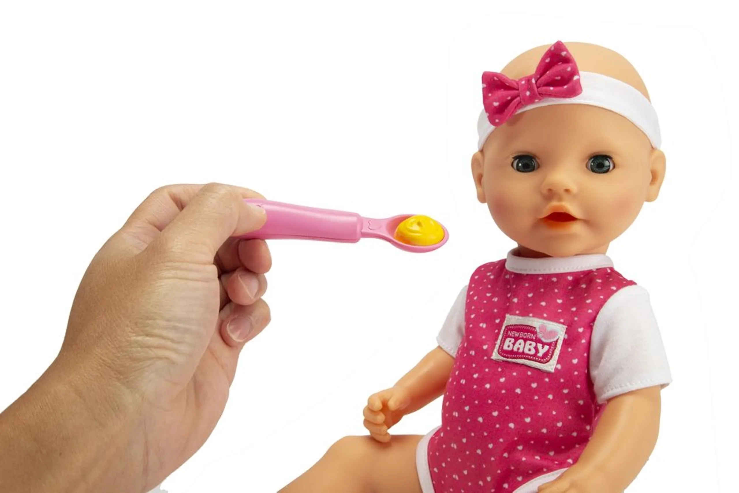 New Born Baby Doll Playset - 38 cm Full Vinyl Body Ages 2+