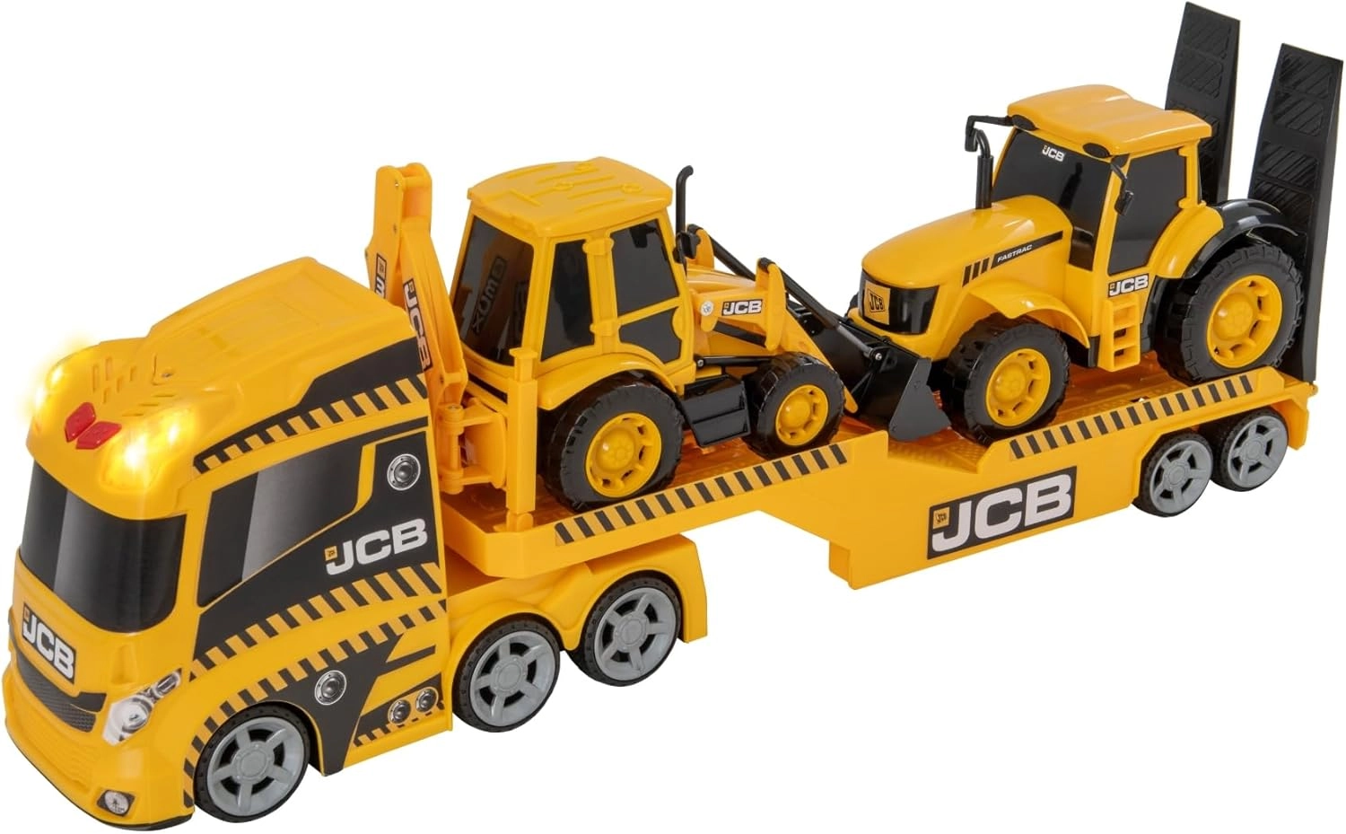 JCB L&S Heavy Load Hauler + Fastrac Tractor + Backhoe Loader