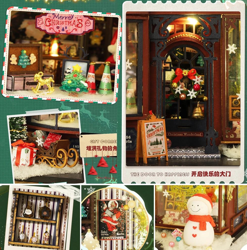 Miniature Wooden Dollhouse Furniture Kit - Creative Room 1:24