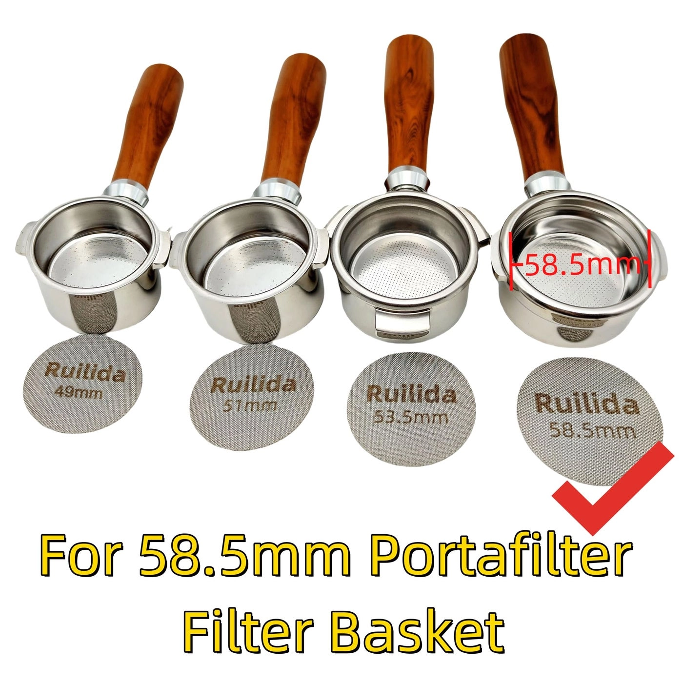 Espresso Puck Screen - 58.5Mm 316 Stainless Steel 150M