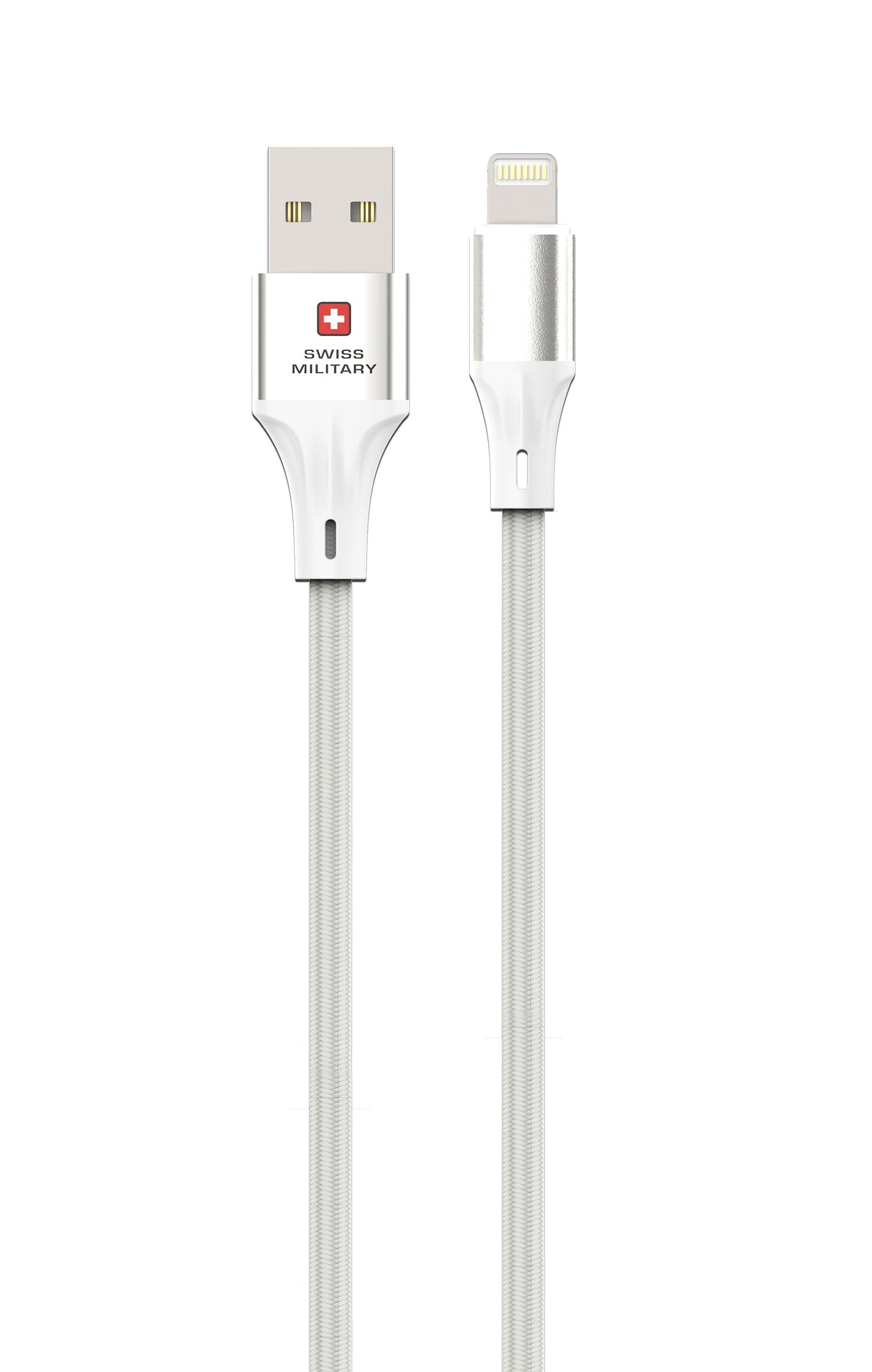 Swiss Military Charge Cable 20W USB-A to Lightning 1m Braided