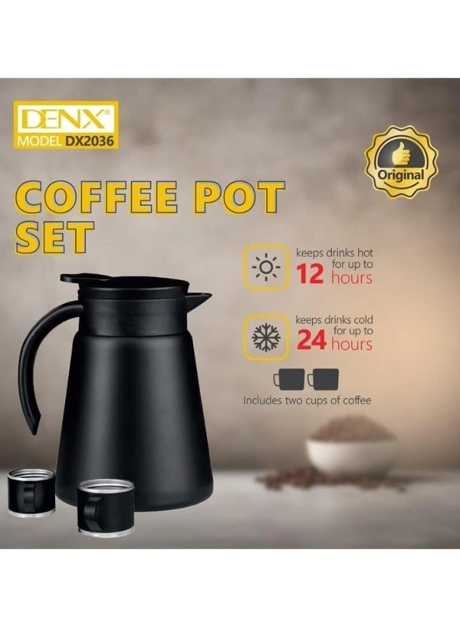 Insulated Coffee & Tea Thermos - 880 ml