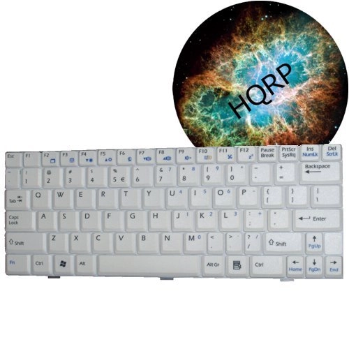 HQRP MSI Wind U100 Keyboard + Coaster