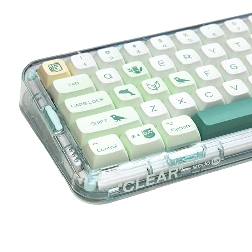 Cmokifuly Botanical Keycaps - XDA Profile 144 Keys PBT Dye Sublimation