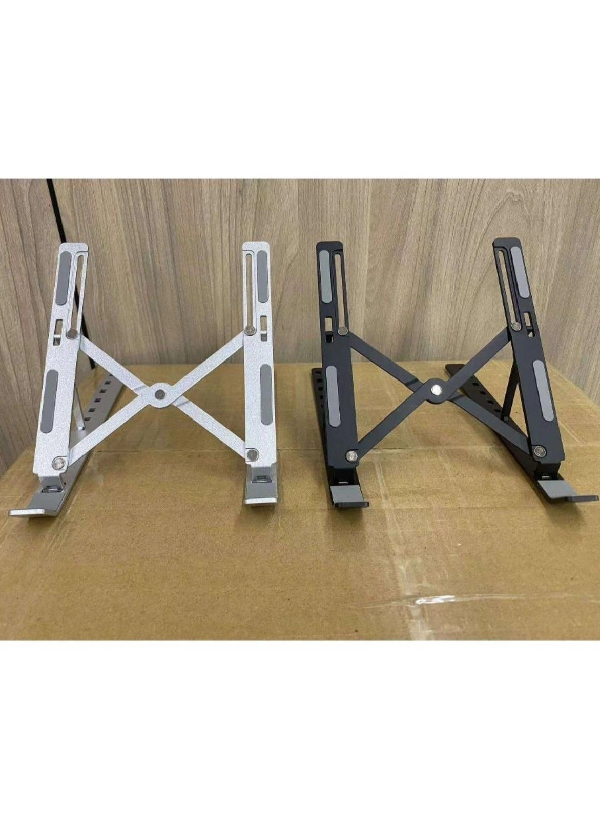 7-Level Adjustable Aluminum Vertical Laptop Stand