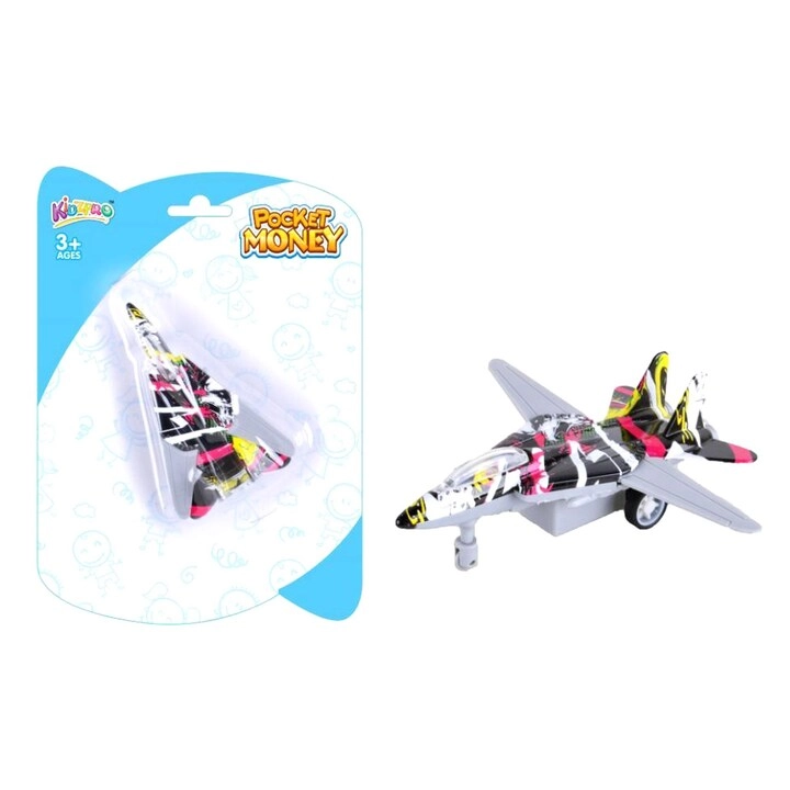 Pull Back Fighter Plane