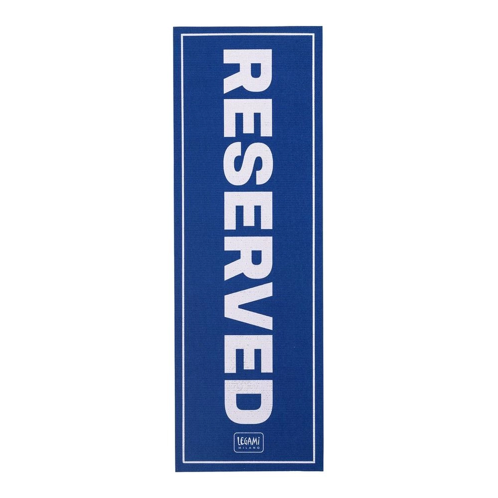 Legami Strike a Pose - Reserved - PVC mat, polyester strap 6 mm