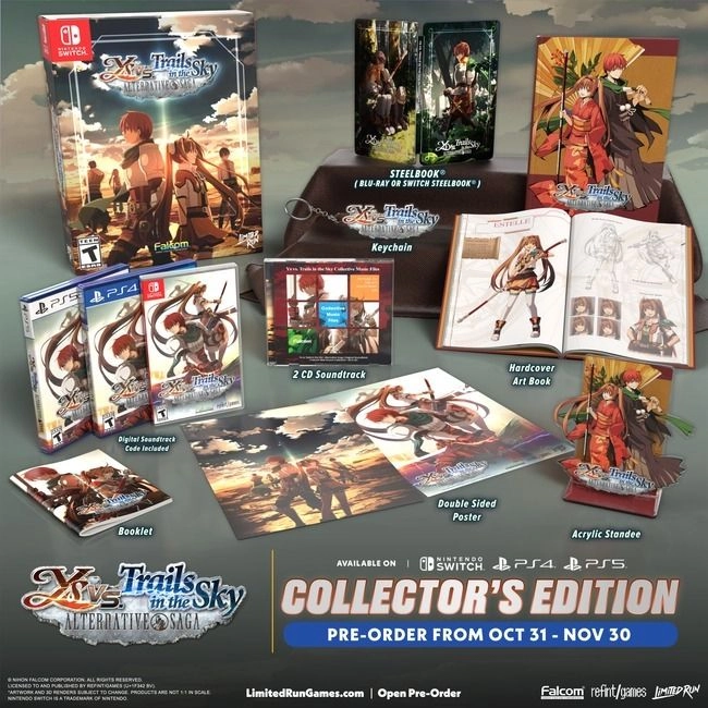 Ys vs. Trails in the Sky: Alternative Saga Collector's Edition - PlayStation 4