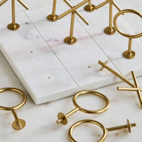 Odin Metal Cross and Knot Game Accent - Marble