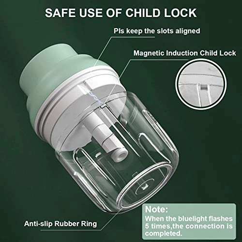 Electric Garlic Chopper - 100ML/250ML USB Charging