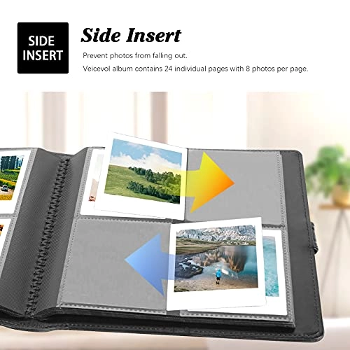 3.4 x 2.8" 288 Pockets Polypropylene Photo Album