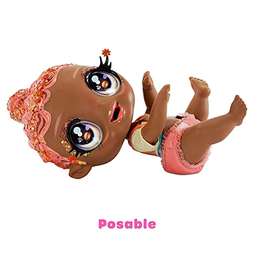 Solana Sunburst Baby Doll - Glitter Pink Hair 3 Color Changes Ages 3-5+