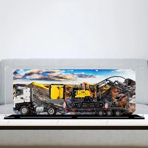 Acrylic Display Box - 28.7 x 12.2 x 10.6 inches Assembled Dustproof