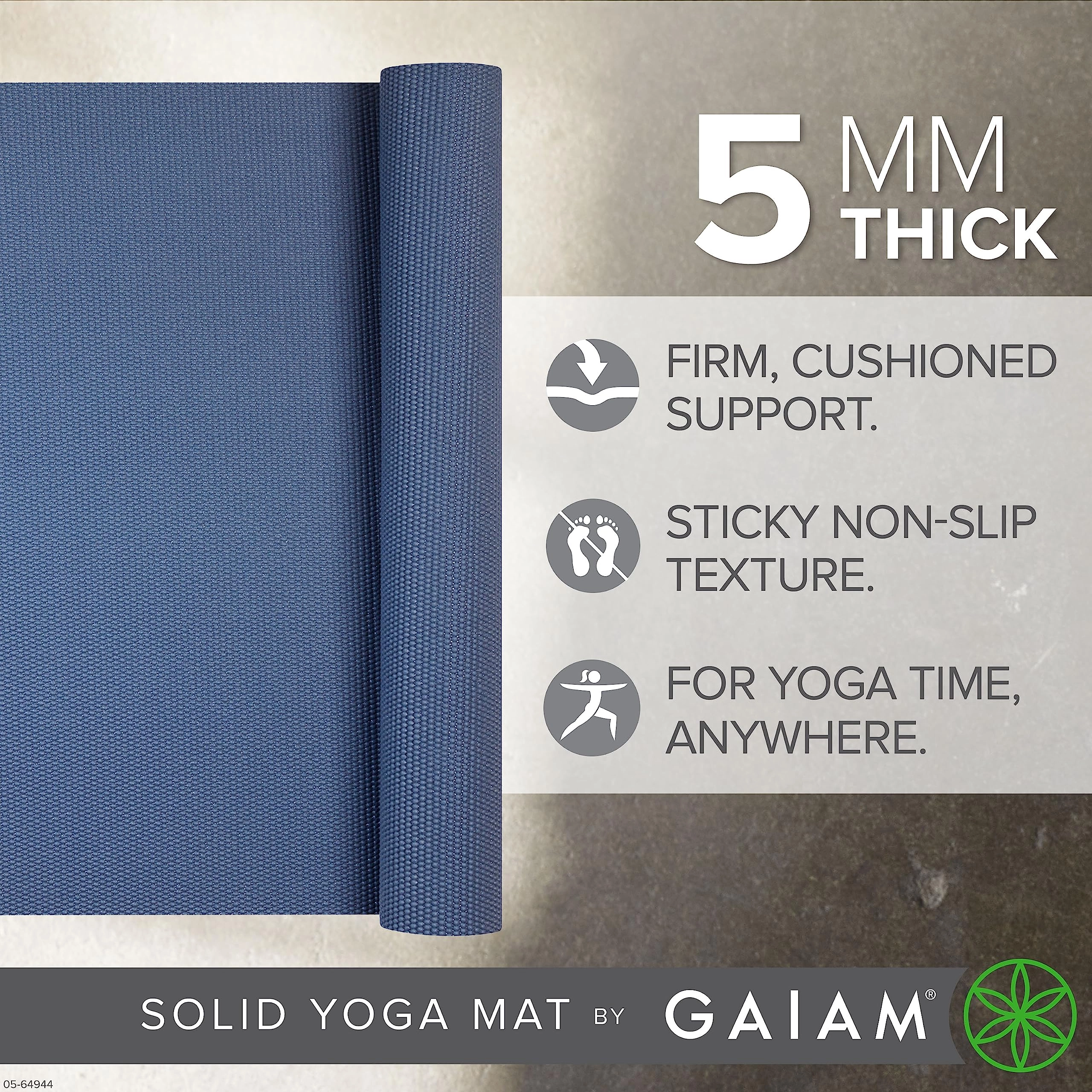 Yoga Mat - Polyvinyl Chloride 5mm