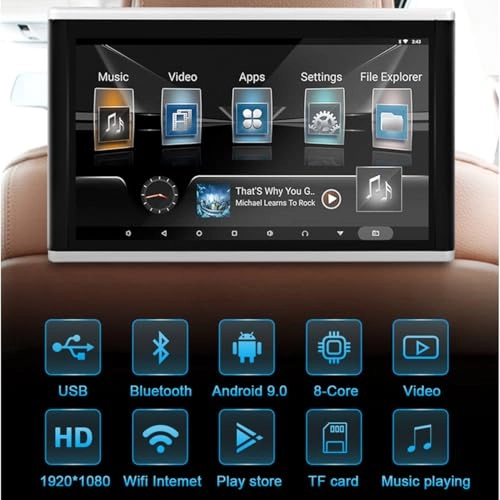 Car Headrest Video Player - 10.1 inch