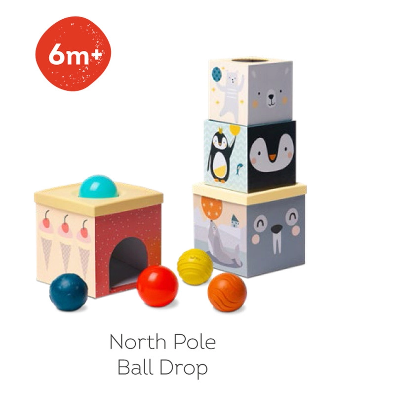 North Pole Ball Drop Stacker - 6 months & above