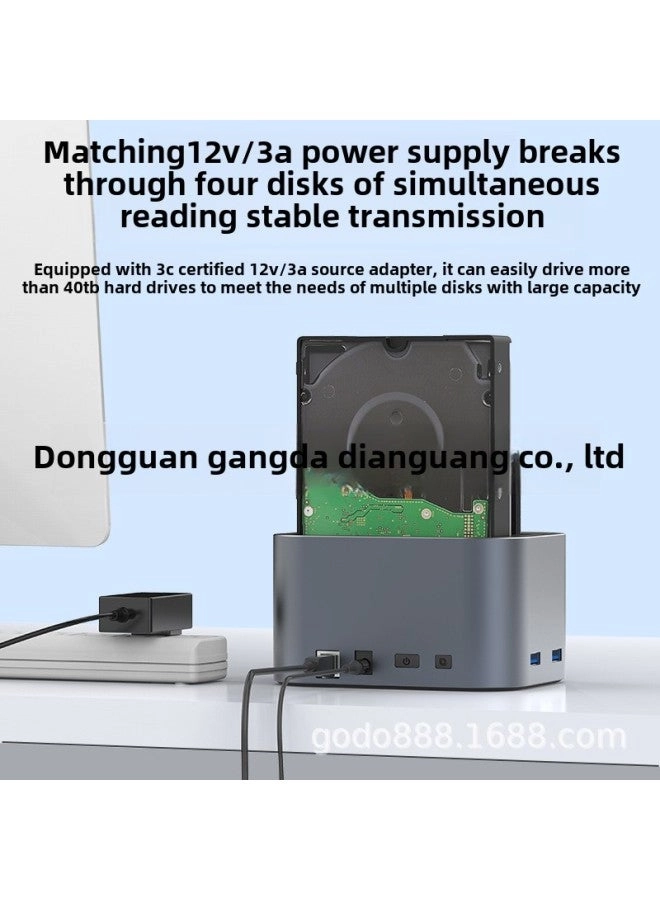Dual-disk USB 3.0 Hard Disk Base