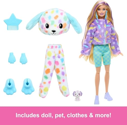 Barbie Cutie Reveal - Dalmatian Costume & Accessories