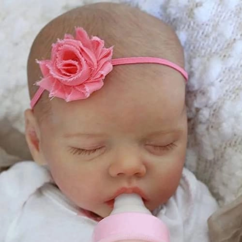 Reborn Baby Doll - 17 Inch Soft Fabric Body Sleeping Ages 3 months+