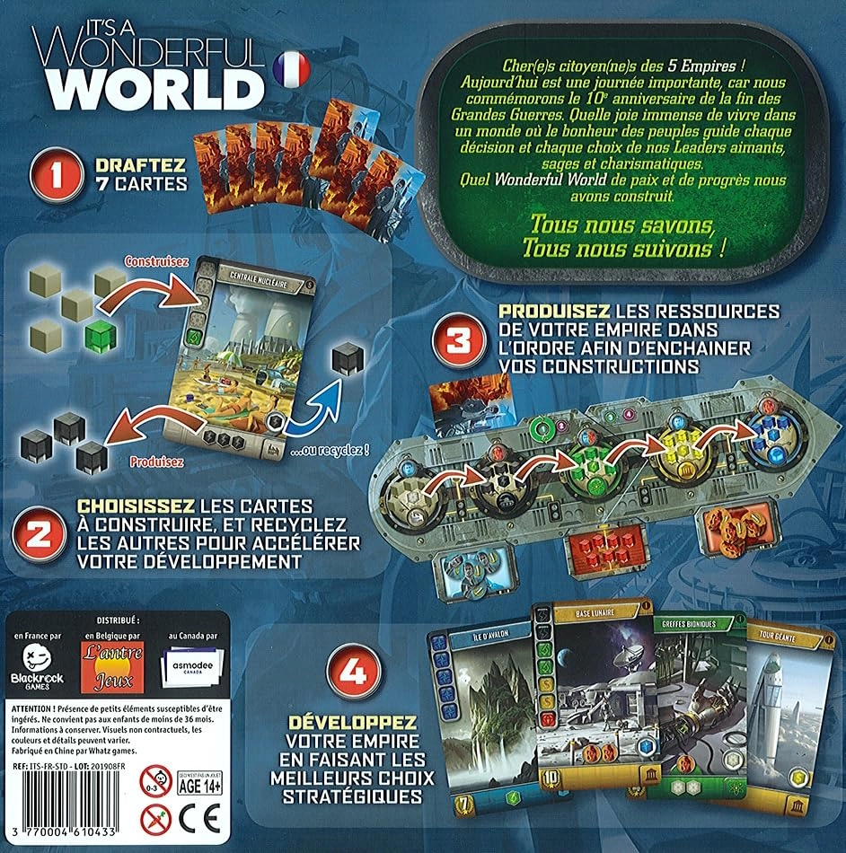 It's A Wonderful World + War Or Peace Extension + Bottle Opener (French)