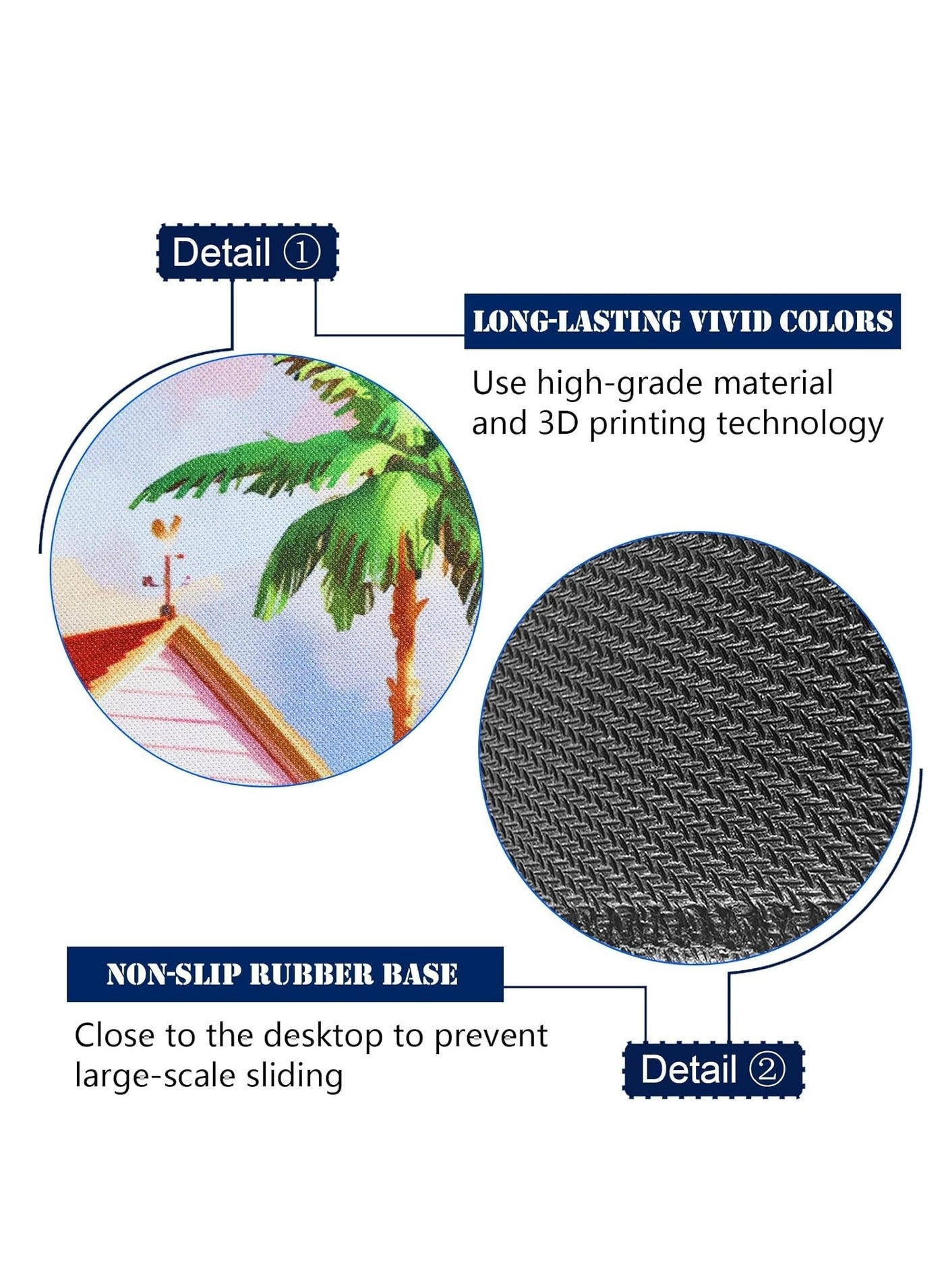 Extended XL Fabric Gaming Mouse Pad - 80x30 cm