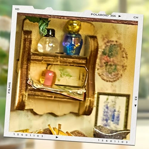 DIY Miniature Dollhouse Kit - Romantic garden